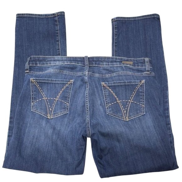 Kut From The Kloth Catherine Boyfriend Jeans Size 12 Dark Wash Denim - Picture 1 of 9